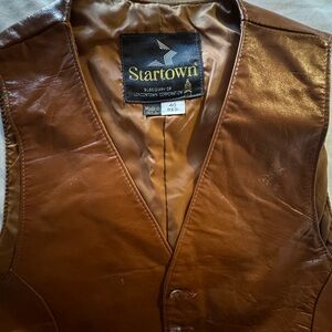 Startown Vintage leather vest